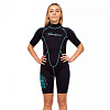 Гидрокостюм неопреновый женский Marlin MALIBU SHORTY LADY 2,5 mm Aqua Blue