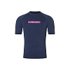 Мужской рашгард с коротким рукавом Rise Rashguard S/S C2 deepblue
