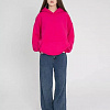 Худи SUP face унисекс оверсайз (фуксия) на рост 175 см