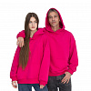 Худи SUP face унисекс оверсайз (фуксия) на рост 175 см