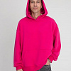 Худи SUP face унисекс оверсайз (фуксия) на рост 175 см