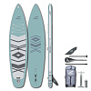 Доска SUP надувная Indiana 11'6"x31"x6" Family Pack misty blue с трехчастным веслом 30% карбон-стеклопластик (2025)