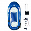 Лодка надувная Aqua Marina WILDRIVER-88823 с электромотором T-18