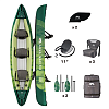 Каяк надувной трёхместный Aqua Marina Ripple-370