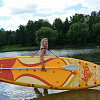 Надувной сап-каяк iTaoStar Daisy Golden 11'6''x35"x6" orange