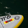 Доска SUP надувная TERRO 11'6"х32"х6" FORDEWIND yellow