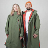 Мембранная парка унисекс Red Paddle Pro Change Jacket Evo с капюшоном темно-зеленая размер L