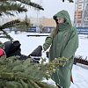 Мембранная парка унисекс Red Paddle Pro Change Jacket Evo с капюшоном темно-зеленая размер L