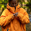 Мембранная парка унисекс Red Paddle Pro Change Jacket Evo с капюшоном оранжевая (KIDS)