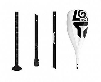 Весло для SUP Lima Tufskin Adult 29 мм 4-частное карбон-ABS S35