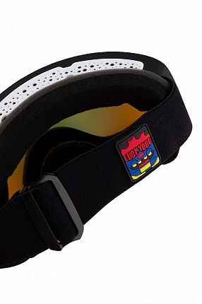 Детская горнолыжная маска LUCKYBOO - FUTURE красная (one size) вид 4