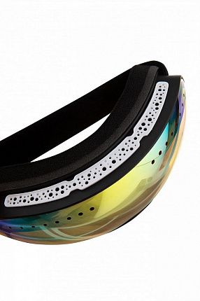 Детская горнолыжная маска LUCKYBOO - FUTURE красная (one size) вид 2