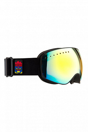 Детская горнолыжная маска LUCKYBOO - FUTURE красная (one size)