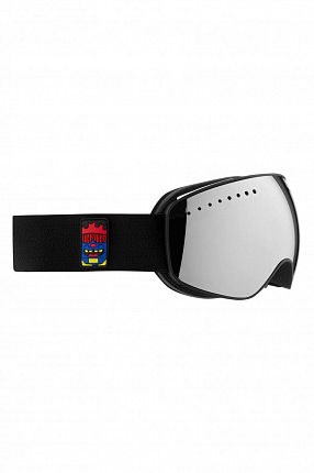 Детская горнолыжная маска LUCKYBOO - FUTURE черная (one size)