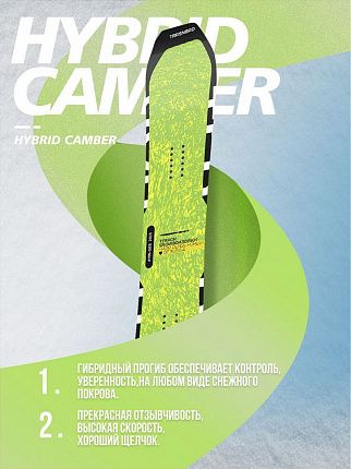 Ассиметричный сноуборд TERRO - BOSS 23/24 (Ростовка 163W) вид 4