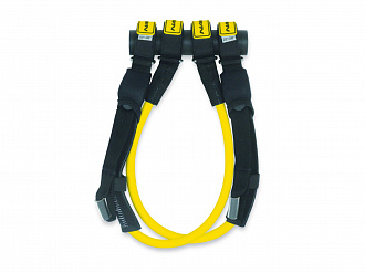 Трапеционные петли NAUTIX Vario регулируемые, желтые 22-28