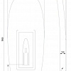 Доска для фойлинга Gladiator Foil 6'6"x31"x5" 150л (2024)