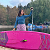 Рашгард женский SUP face синий, длинный рукав (XS)