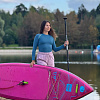 Рашгард женский SUP face синий, длинный рукав (XS)
