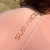 Рашгард женский SUP face розовый, короткий рукав (XS)
