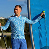 Рашгард мужской SUP face «Баренцево море» с капюшоном, длинный рукав (XXXL)