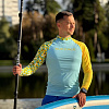 Мужской рашгард SUP face «Кислотный», длинный рукав (XXXL)