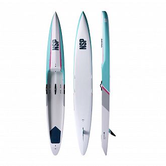 Доска SUP жесткая NSP Carolina Evo 14'0" x 22" Pro Carbon