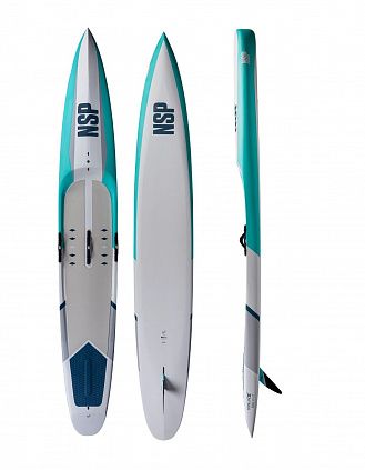 Доска SUP жесткая NSP Ninja Kaido 12'6" x 20" SLX Carbon