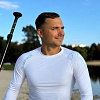 Рашгард мужской SUP face белый, длинный рукав (Размер XXXL)
