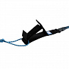Лиш витой для сап-доски NSP Coil Leash 3,05м (голубой)
