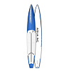 Жесткий сап Aqua Inc. Allwater Carbon 14'0"x22.5" 270L white/blue (2025)