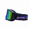 Маска горнолыжная Fjord WOW! Grey Lens full REVO Gold