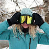 Маска горнолыжная Fjord WOW! Grey Lens full REVO Gold