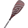 SUP весло Gladiator Race Carbon/Kevlar silver/red трехчастное (Размер L)