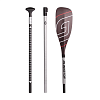 SUP весло Gladiator Race Carbon/Kevlar silver/red трехчастное (Размер L)