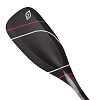 Карбоновое сап-весло Gladiator Race Full Carbon black/black-red двухчастное (Размер S)