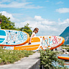 Сап-доска надувная с веслом Aqua Marina Pure Air Coast 12'х33"х6 (Orange)