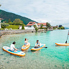 Сап-доска надувная с веслом Aqua Marina Pure Air Coast 12'х33"х6 (Orange)