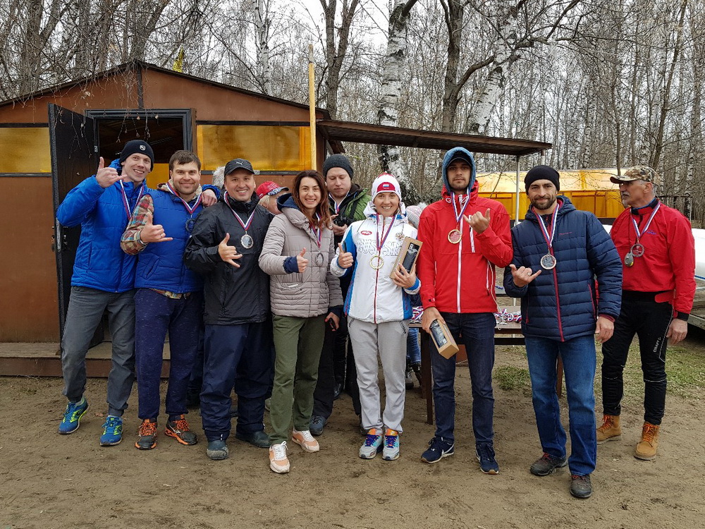 Участники категории SUP Николо-Угрешского марафона