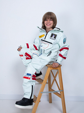 Комбинезон детский LUCKYBOO Astronaut series унисекс белый вид 8
