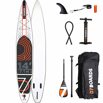 Надувная доска для sup серфинга D7 14,0 Race