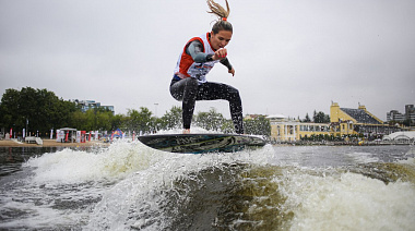 SUP-зона на wake-фестивале European Wakesurf Tour 2015 (Санкт-Петербург)