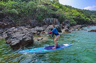 Надувная SUP доска Starboard Sup 12'6"х28"х4.75" Touring S (Tikhine) Wave Deluxe SC (2022/2023) вид 8