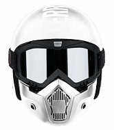 Горнолыжный шлем с маской TERRO Aviator Kit White