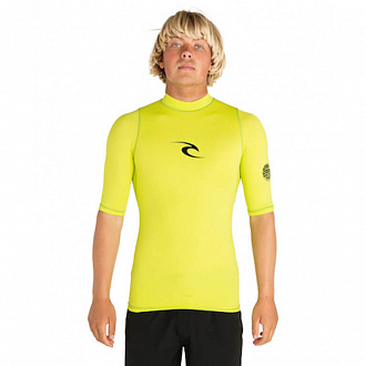 Гидрофутболка Rip Curl мужская Corpo S/Sl Uv Tee Lime