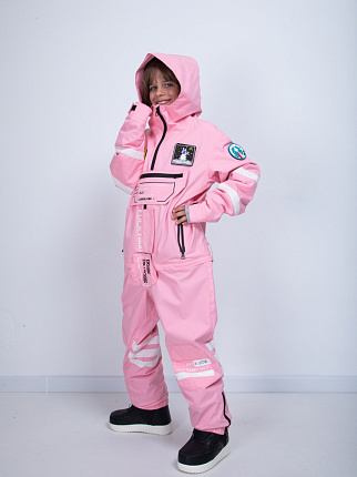 Комбинезон детский LUCKYBOO Astronaut series унисекс розовый вид 5