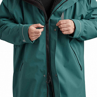 Мембранная парка унисекс Red Paddle Pro Change Jacket Evo с капюшоном темно-бирюзовая вид 7