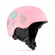 Детский сноубородический шлем LUCKYBOO - FUTURE розовый