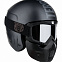 Горнолыжный шлем TERROR - AVIATOR Kit Black