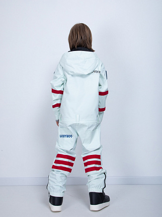 Комбинезон детский LUCKYBOO Astronaut series унисекс белый вид 3